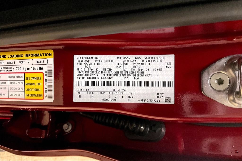 New 2026 Ford Ranger XLT AWD/4WD image 12