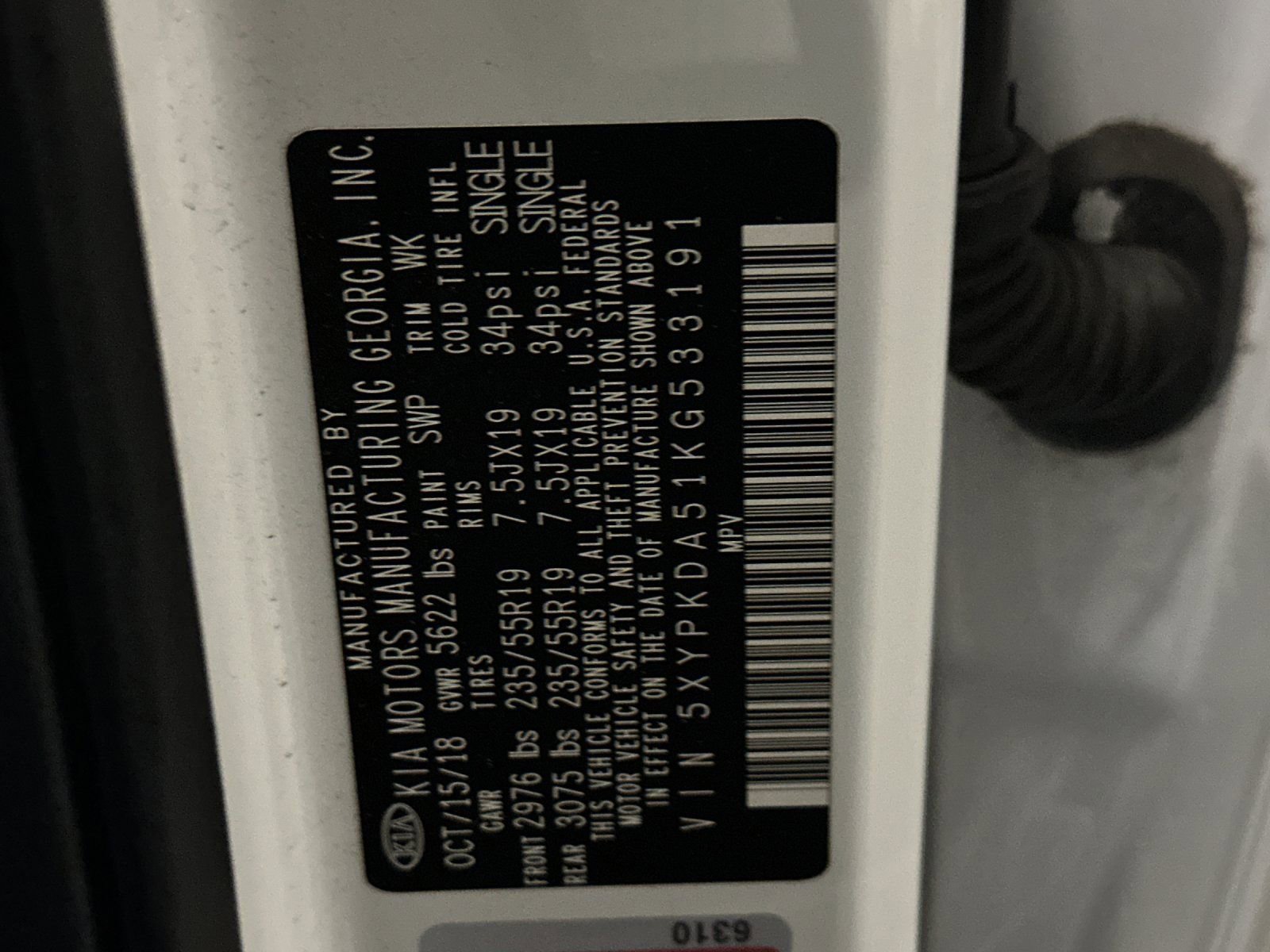 Used 2019 Kia Sorento SX image 40