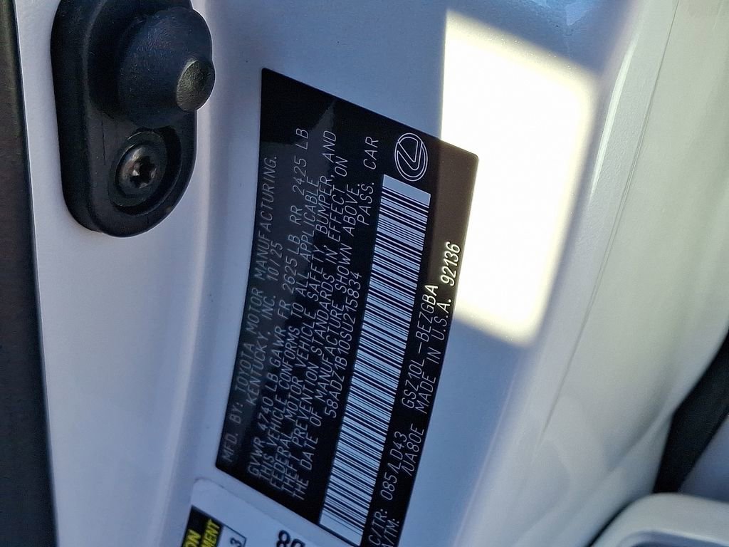 New 2025 Lexus ES 350 w/ Premium Package image 6