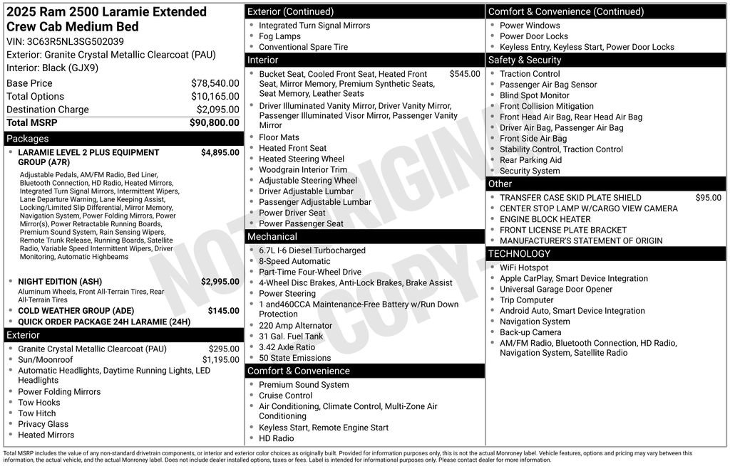 Used 2025 RAM 2500 Laramie image 38