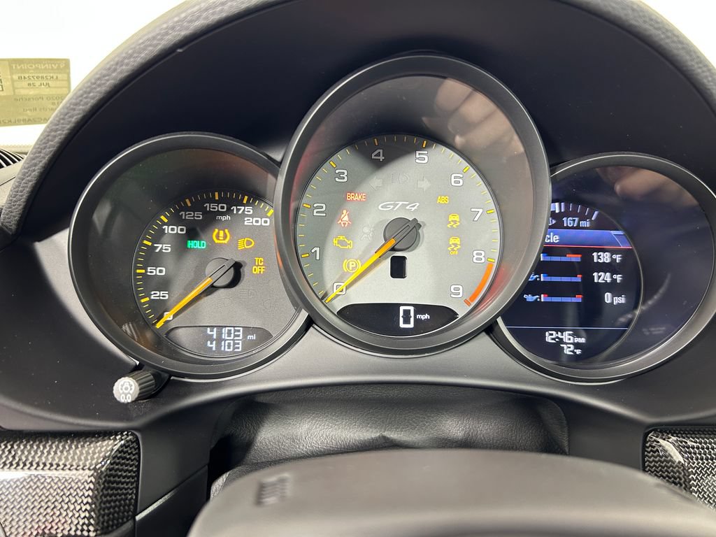 Certified 2020 Porsche 718 Cayman GT4 RWD image 21