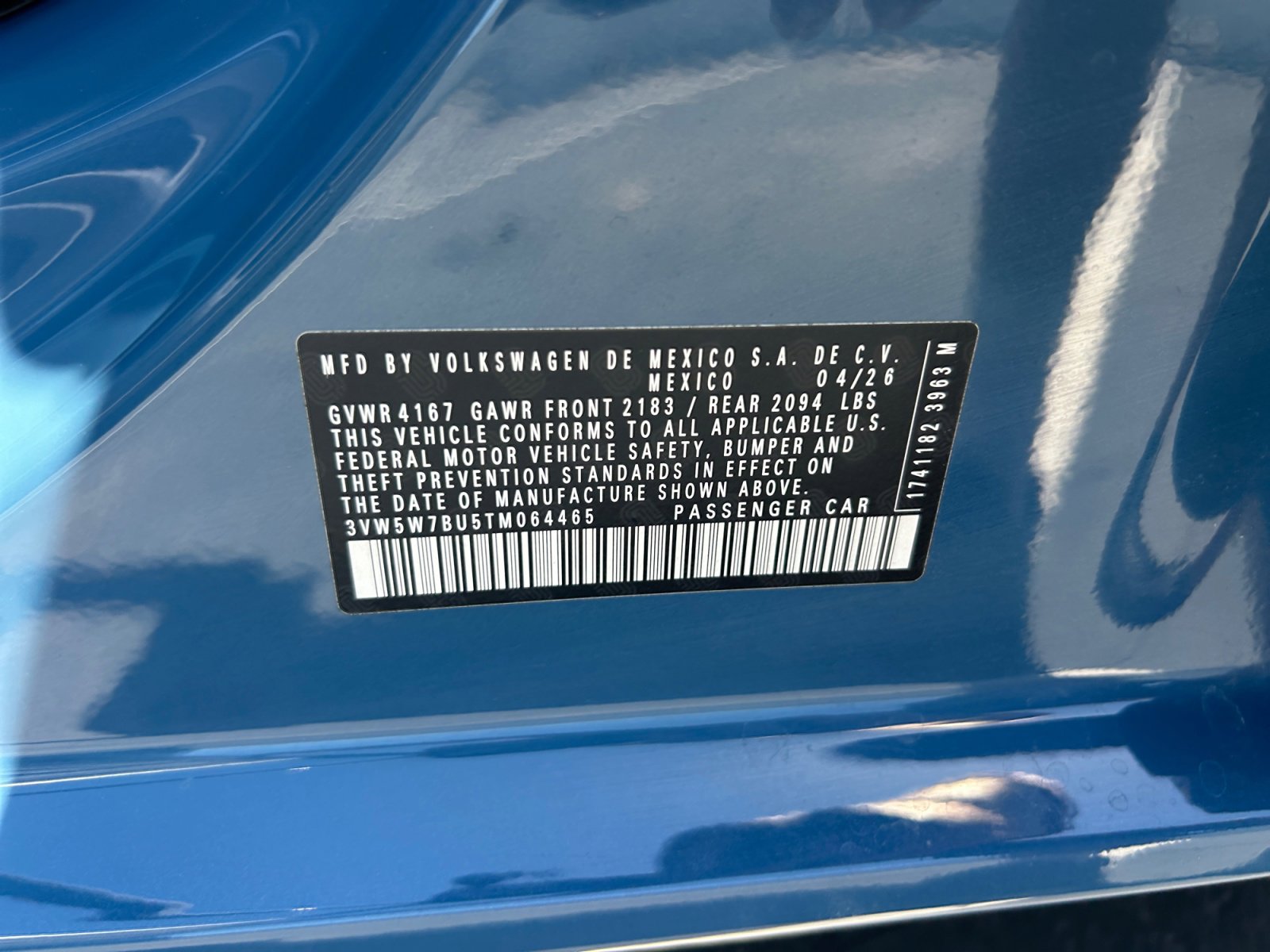 New 2026 Volkswagen Jetta S FWD image 24