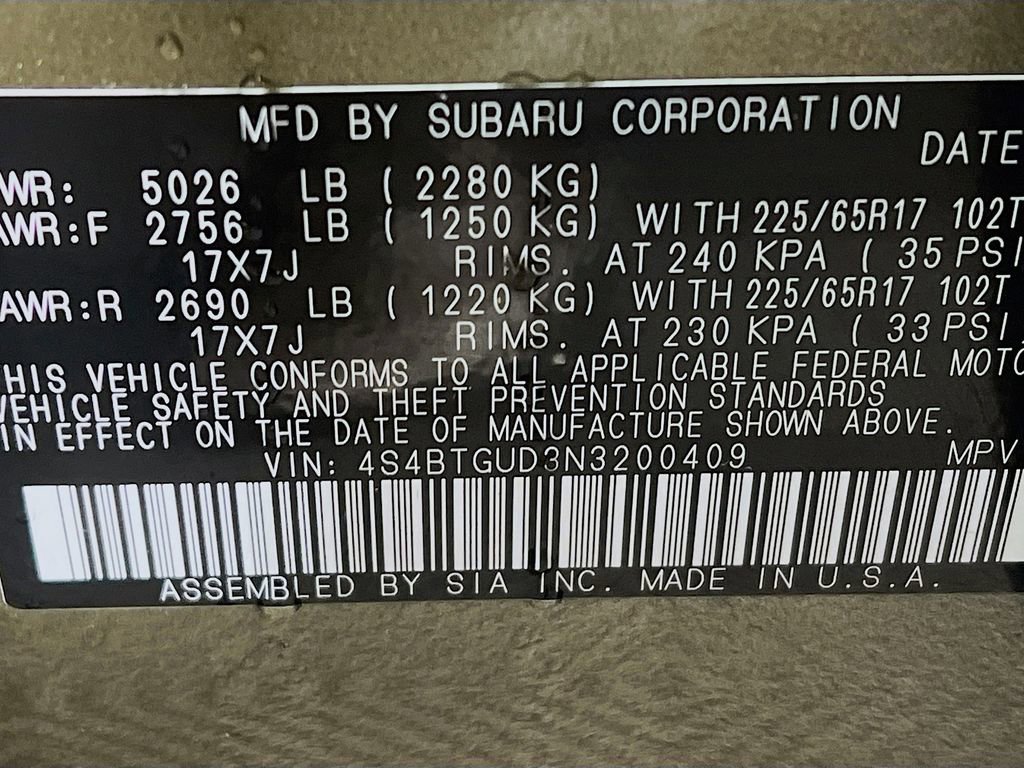 Used 2022 Subaru Outback Wilderness image 28