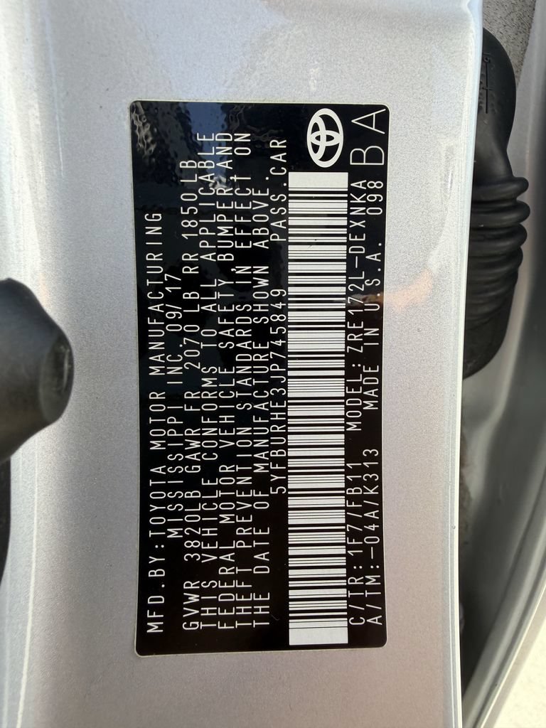 Used 2018 Toyota Corolla LE FWD image 27