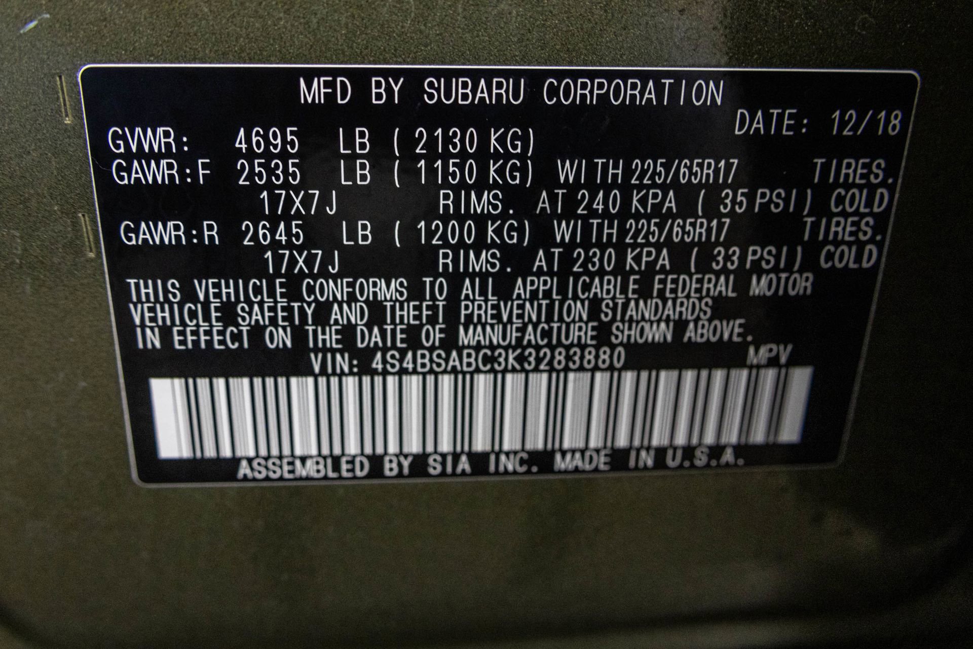 Used 2019 Subaru Outback 2.5i image 51