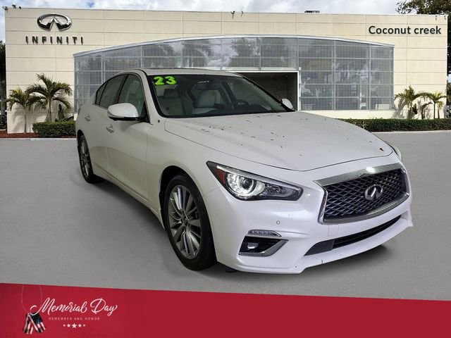 Used 2023 INFINITI Q50 Luxe w/ Cargo Package AWD/4WD image 1