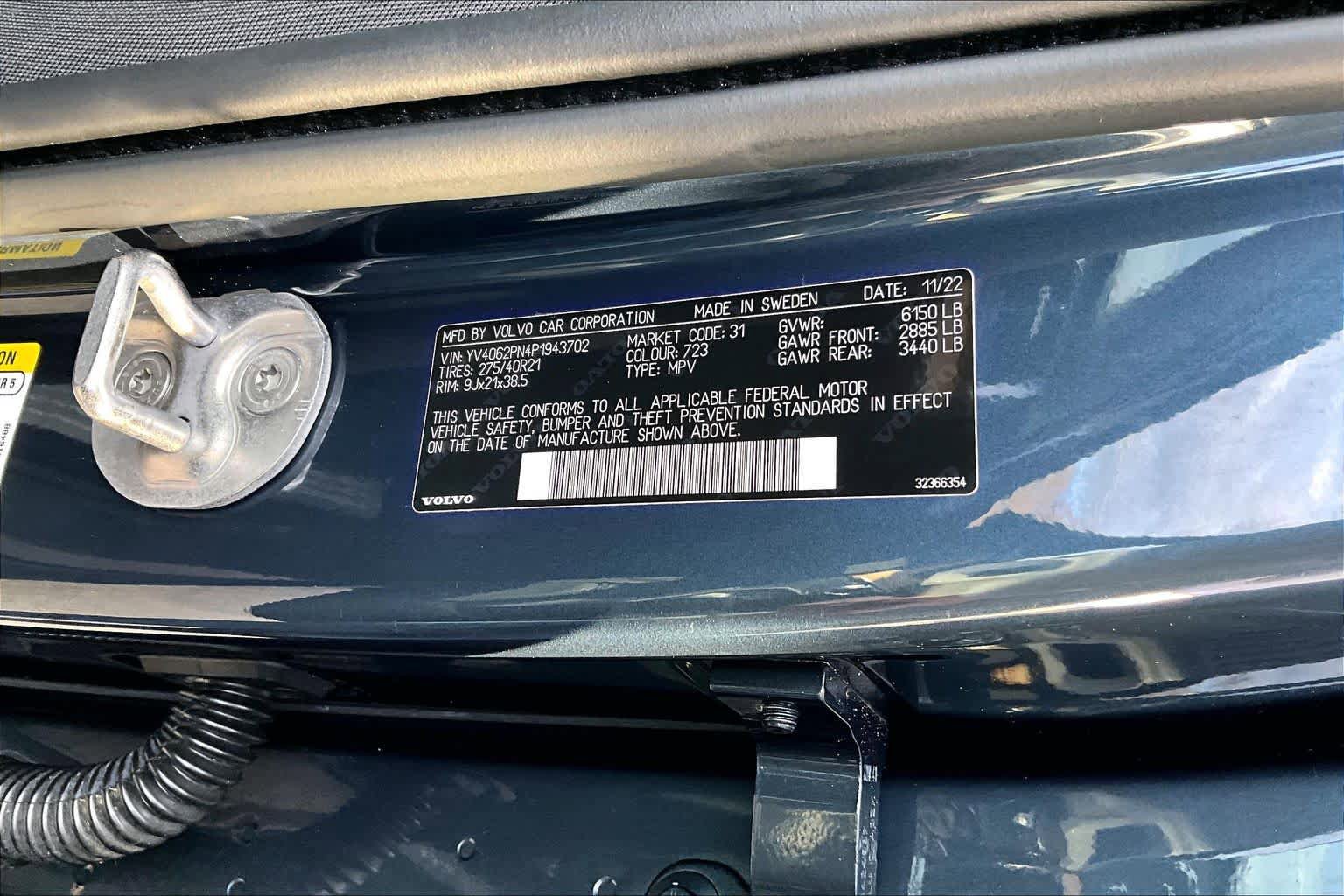 Certified 2023 Volvo XC90 B6 Plus w/ Protection Package Premier AWD/4WD image 33