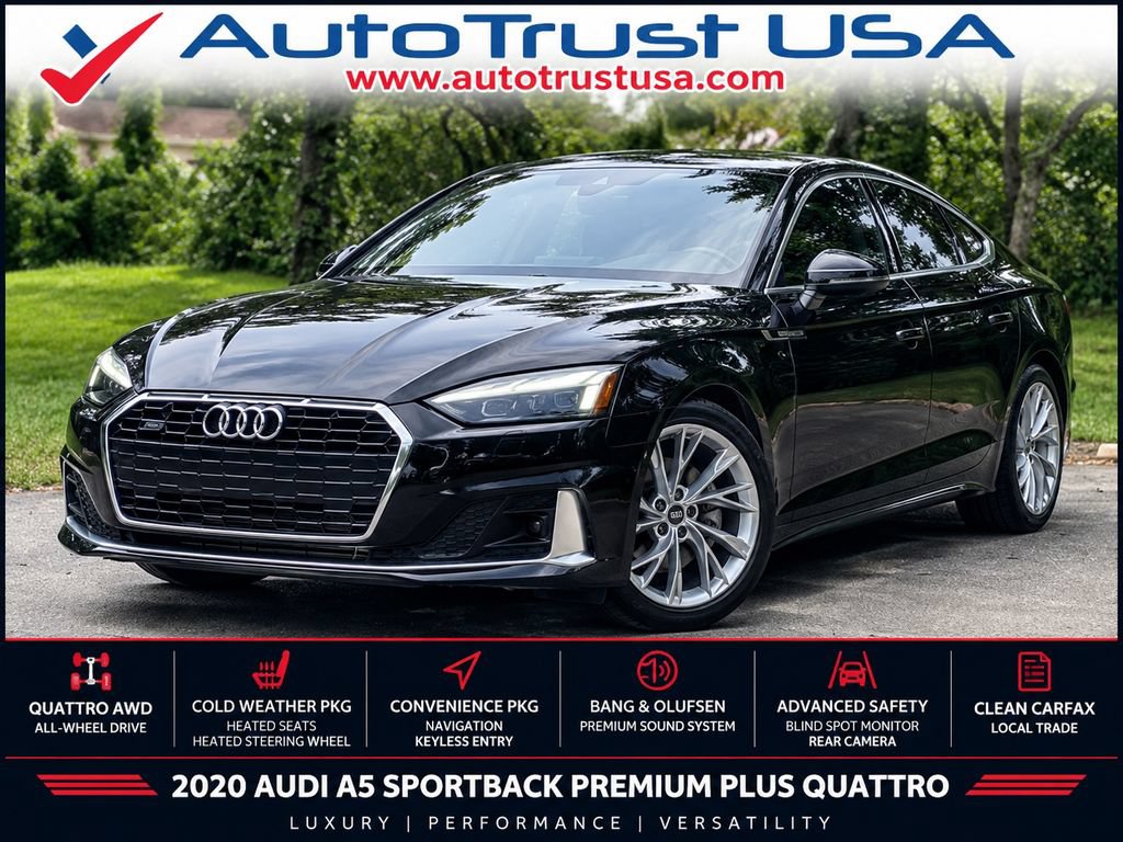Used 2020 Audi A5 2.0T Premium Plus w/ Premium Plus AWD/4WD image 1