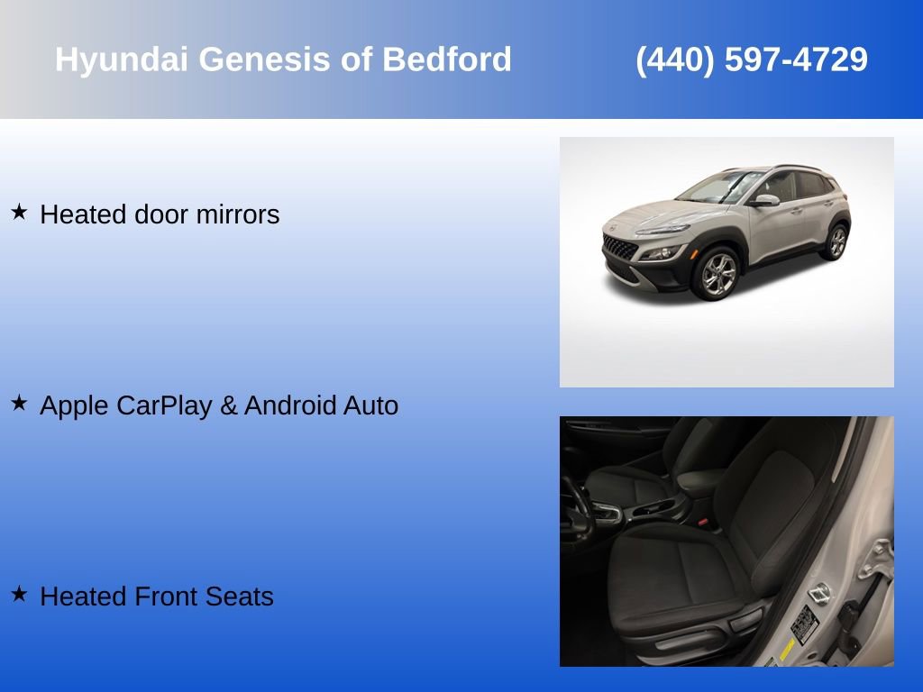 Certified 2022 Hyundai Kona SEL w/ Convenience Package image 14