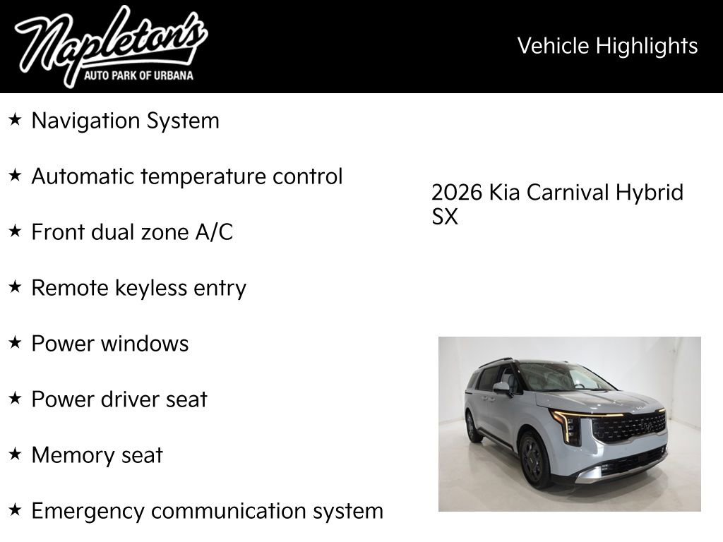 New 2026 Kia Carnival SX image 15