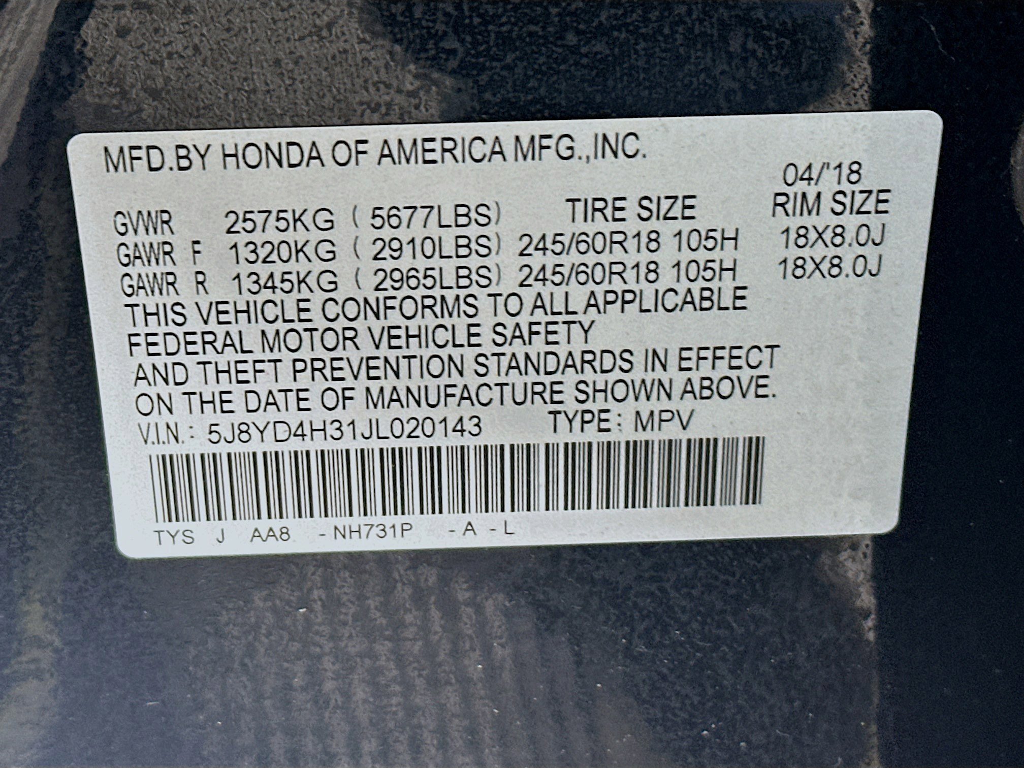 Used 2018 Acura MDX SH-AWD image 12