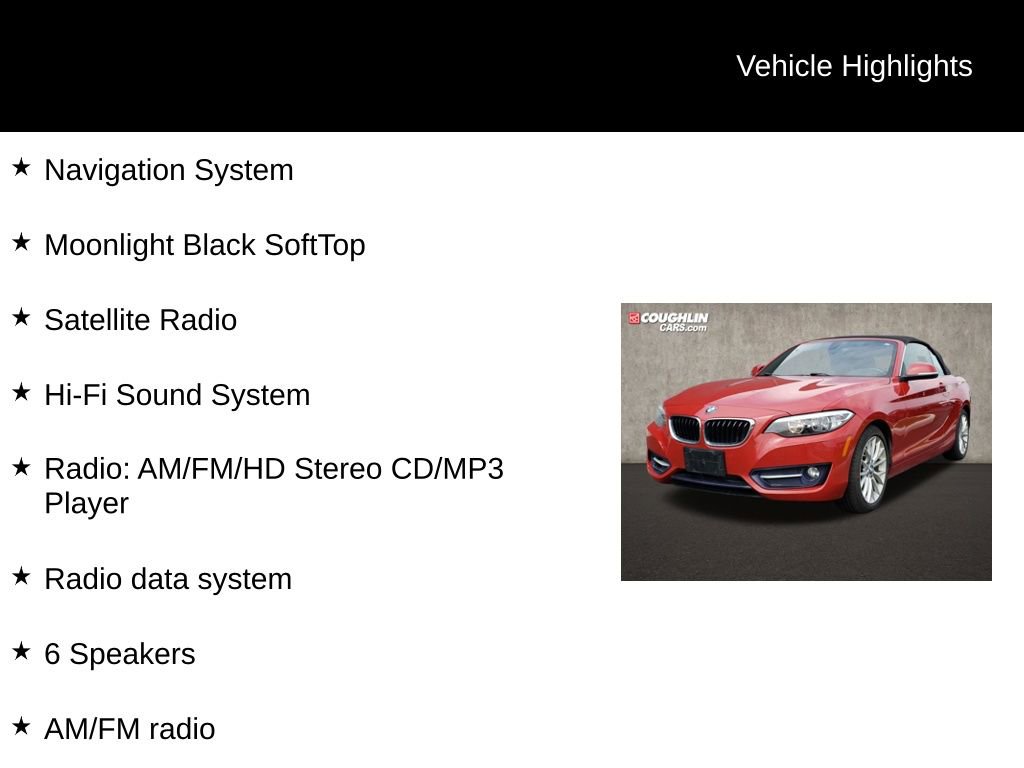 Used 2016 BMW 228i xDrive Convertible image 2