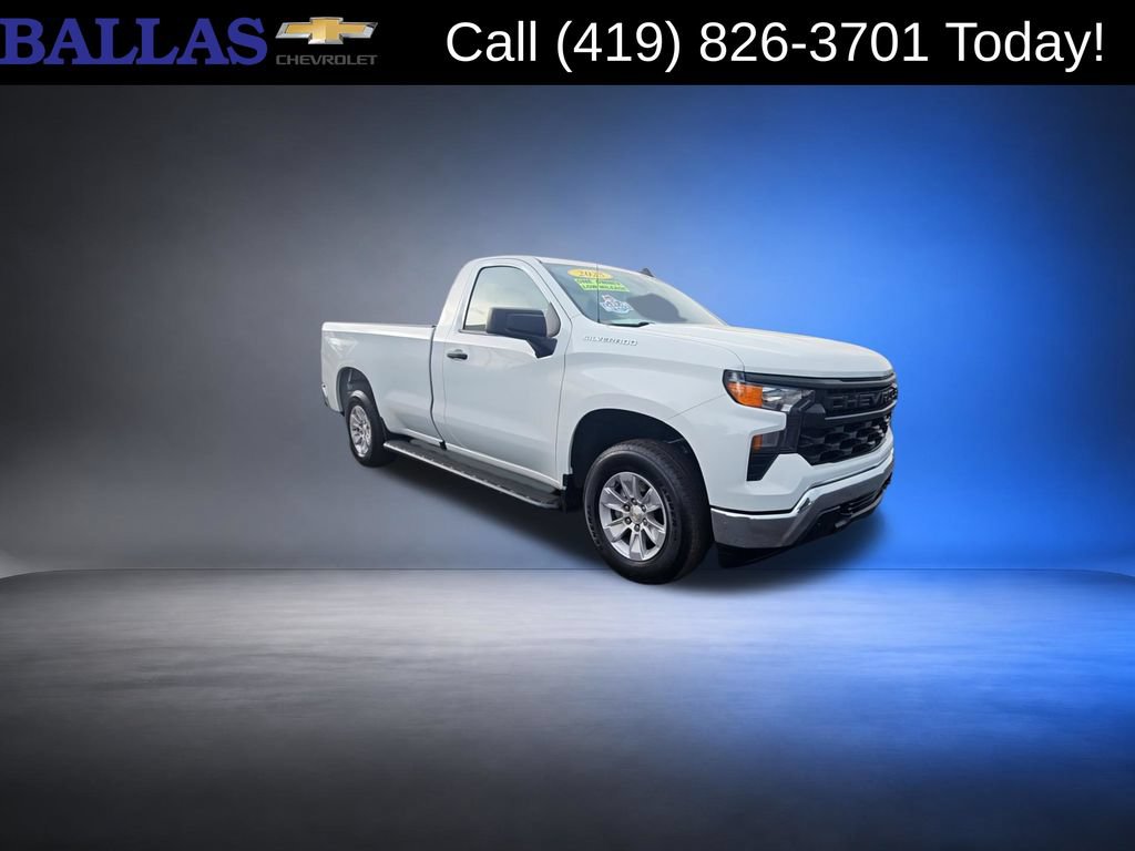 Certified 2025 Chevrolet Silverado 1500 W/T RWD image 2