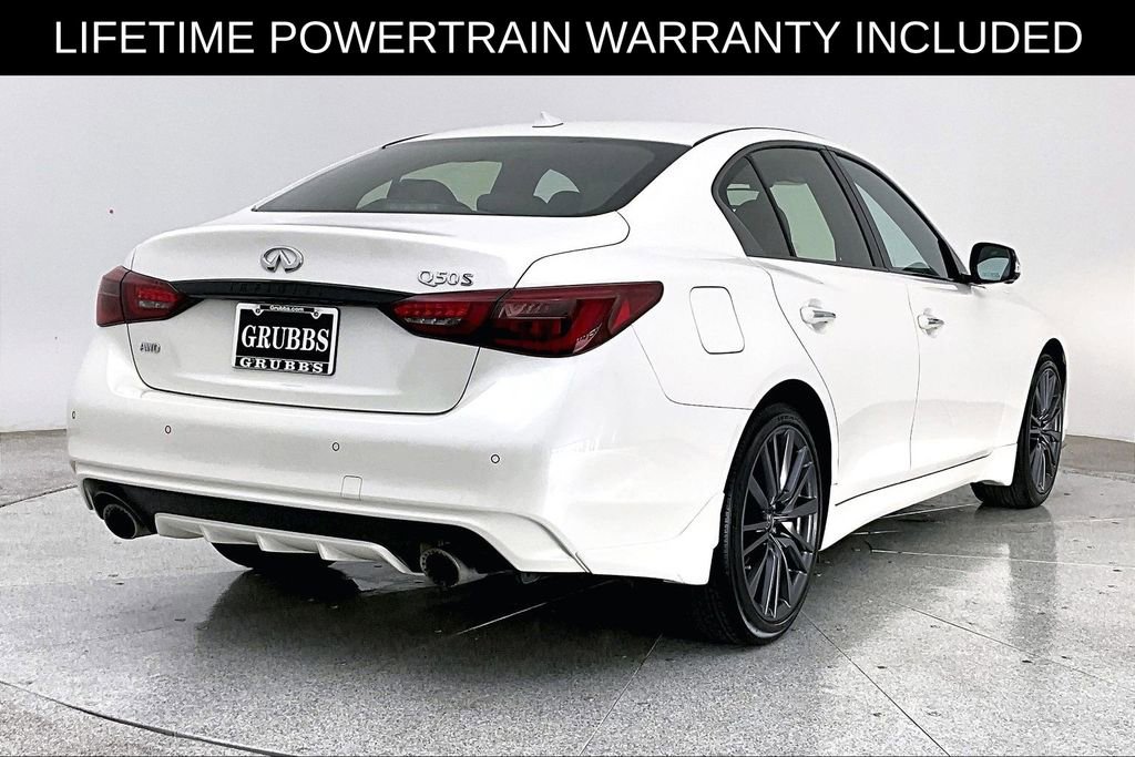 Certified 2024 INFINITI Q50 Red Sport 400 image 2