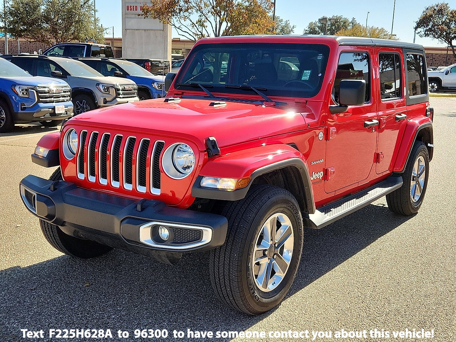 Used 2020 Jeep Wrangler Unlimited Sahara image 1