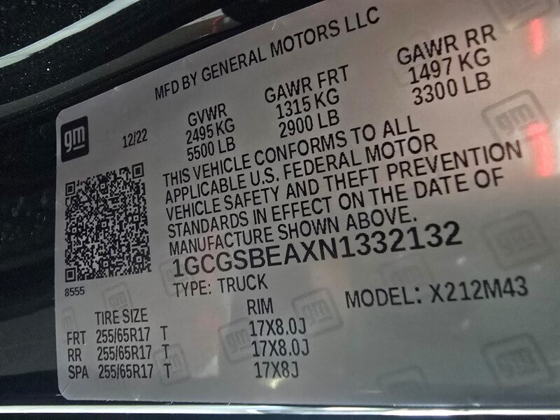 Used 2022 Chevrolet Colorado W/T w/ WT Convenience Package RWD image 32