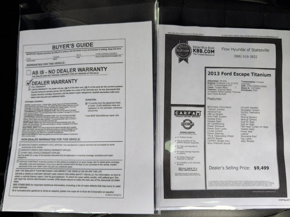 Used 2013 Ford Escape Titanium w/ Parking Technology Pkg image 37