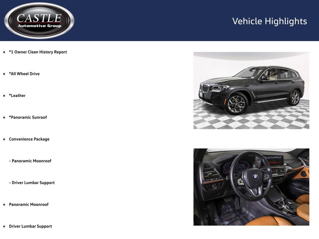 Used 2023 BMW X3 xDrive30i w/ Convenience Package image 4