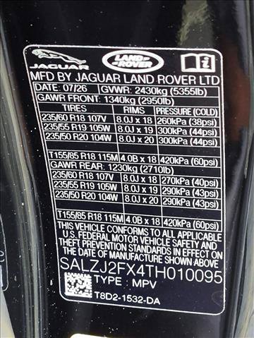New 2026 Land Rover Range Rover Evoque S AWD/4WD image 17