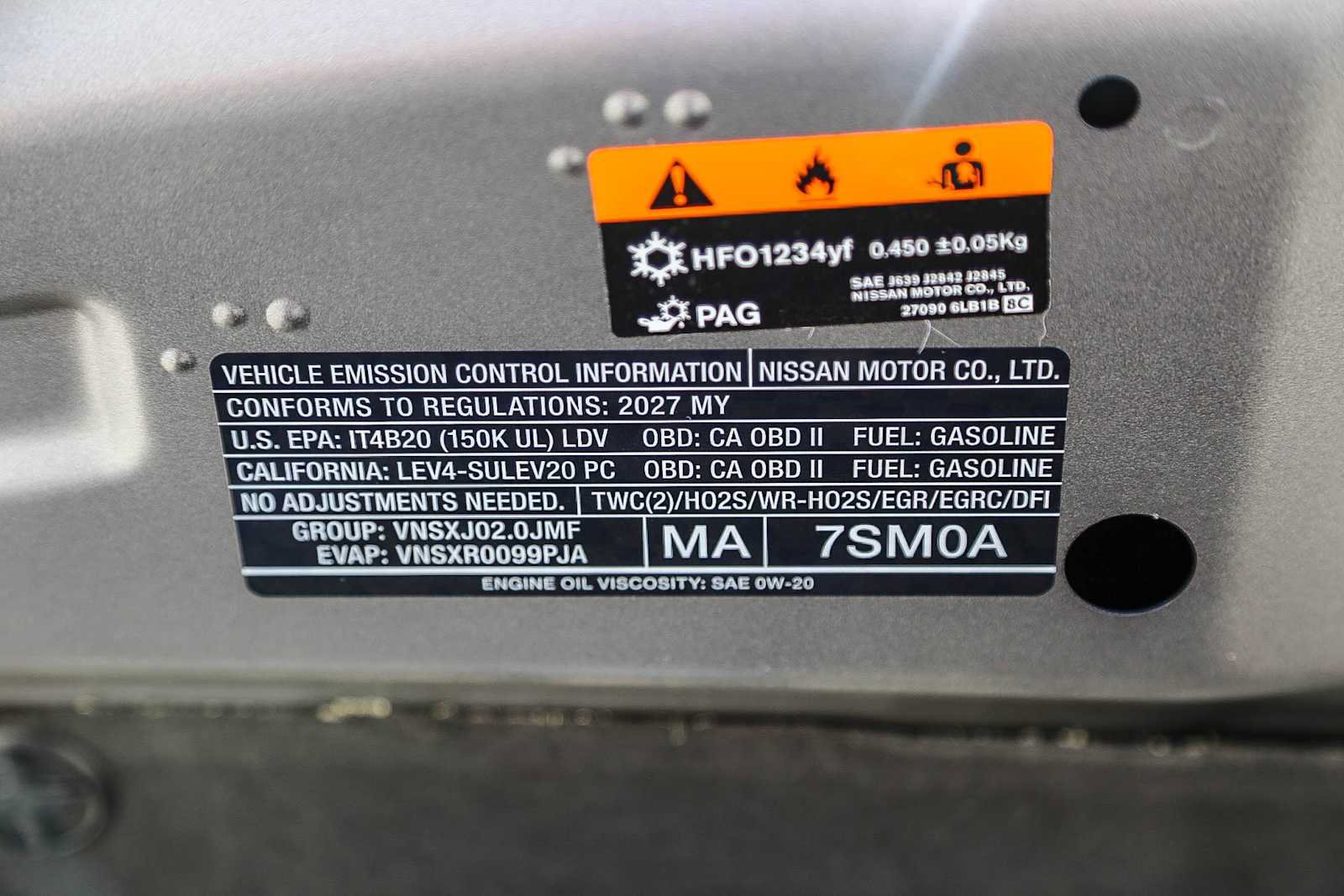Used 2027 Nissan Sentra SV w/ Floor Mat Package FWD image 27