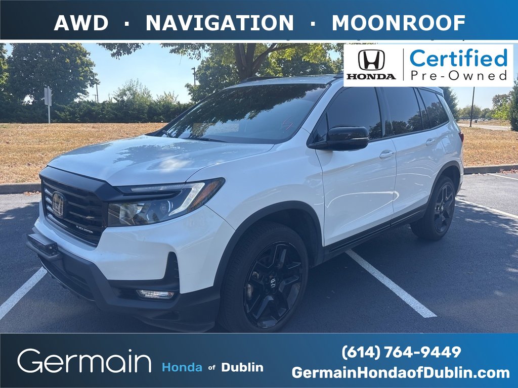 Certified 2024 Honda Passport Black Edition