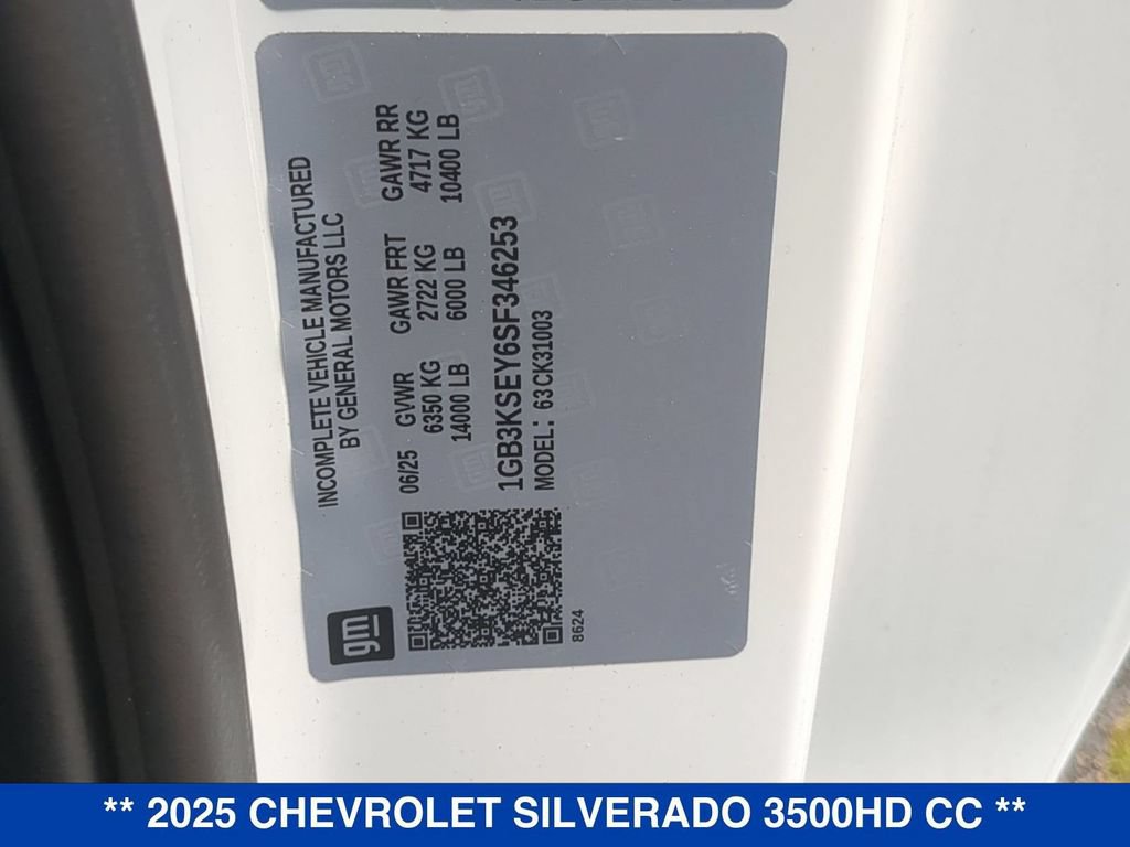 New 2025 Chevrolet Silverado 3500 W/T w/ WT Convenience Package AWD/4WD image 20