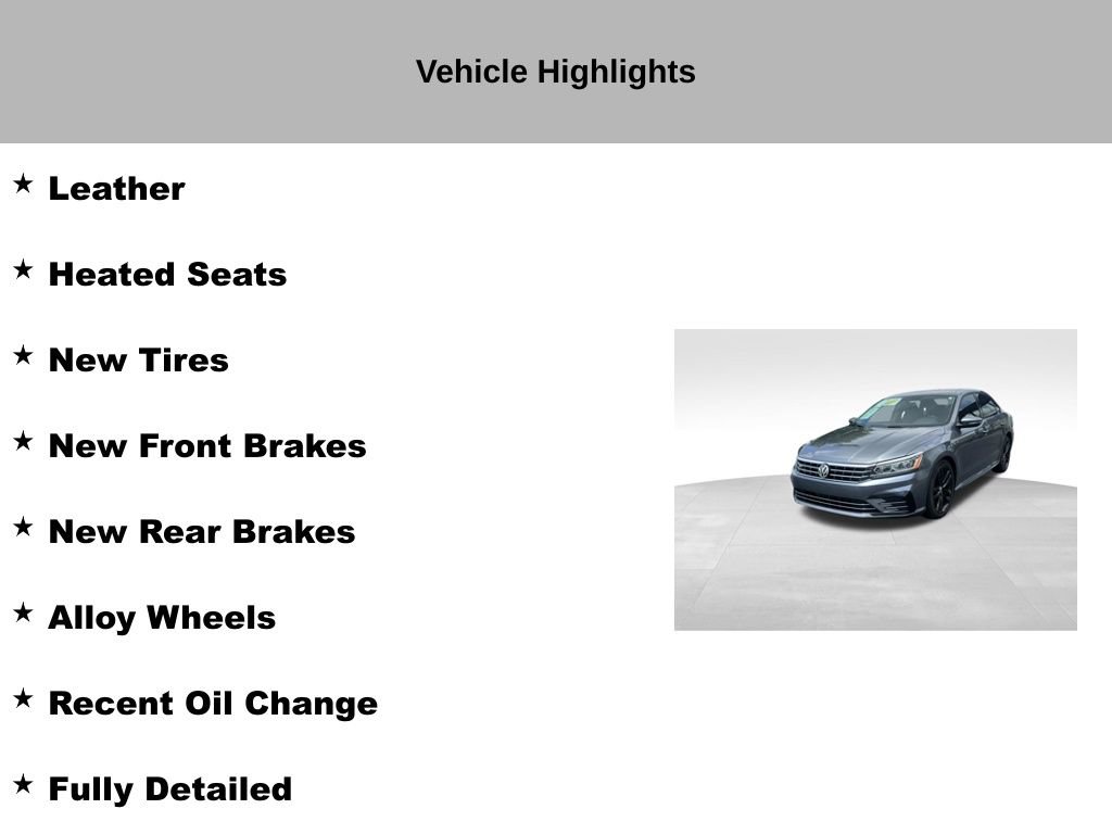 Used 2018 Volkswagen Passat 2.0T R-Line FWD image 9