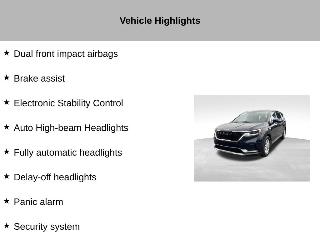 Certified 2024 Kia Carnival LX FWD image 28