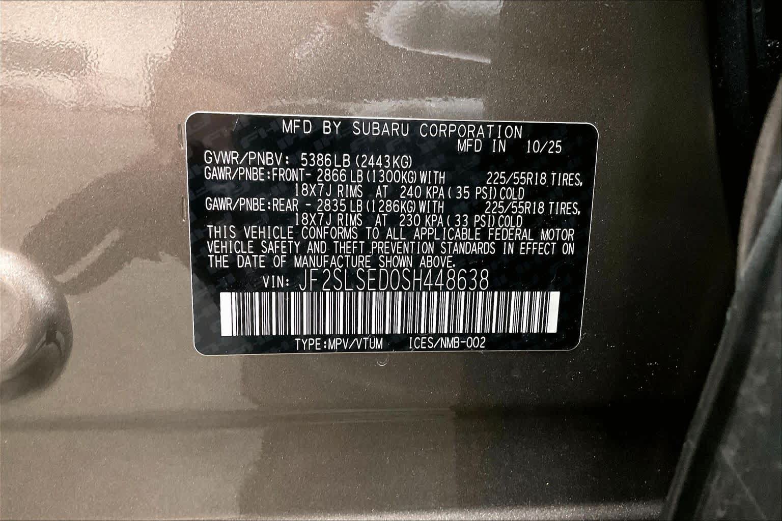 Certified 2025 Subaru Forester Premium AWD/4WD image 36