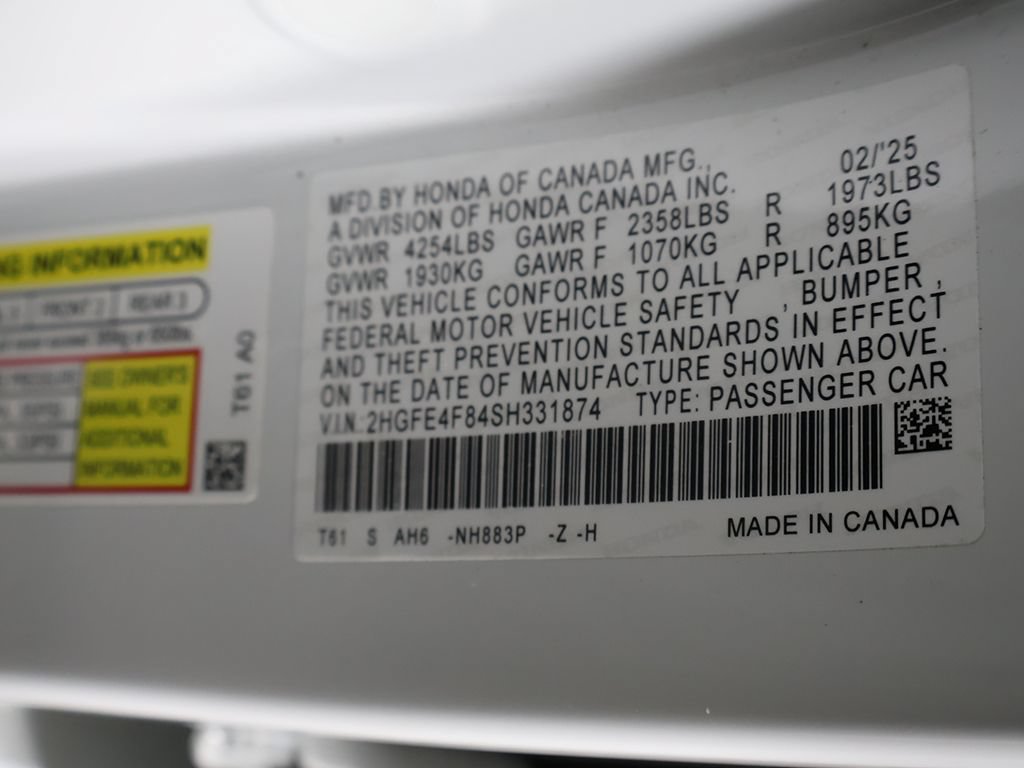 Used 2025 Honda Civic Sport image 47