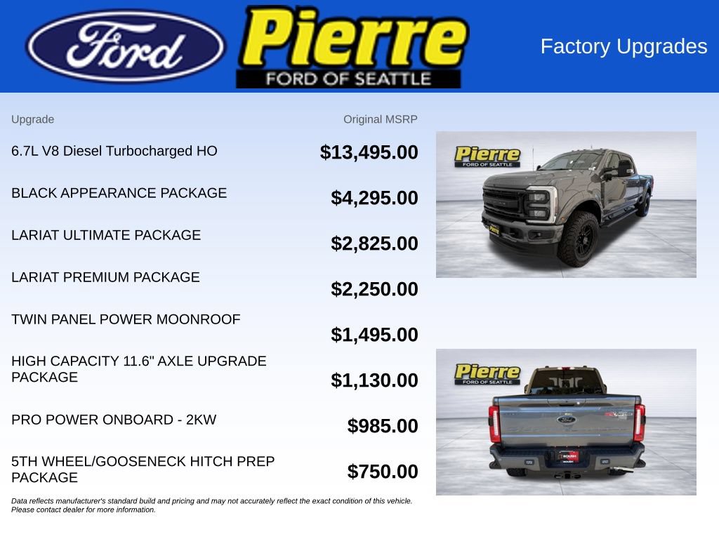 New 2026 Ford F250 Lariat w/ Black Appearance Package AWD/4WD image 13