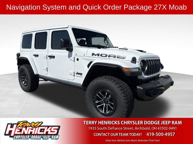 New 2026 Jeep Wrangler Unlimited Rubicon 392 w/ Quick Order Package 27X Moab