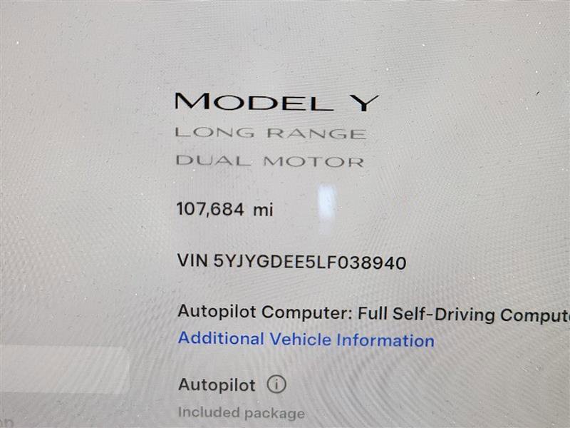 Used 2020 Tesla Model Y Long Range image 3