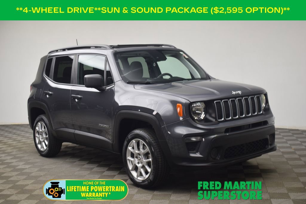 Used 2023 Jeep Renegade Latitude w/ Sun/Sound Group