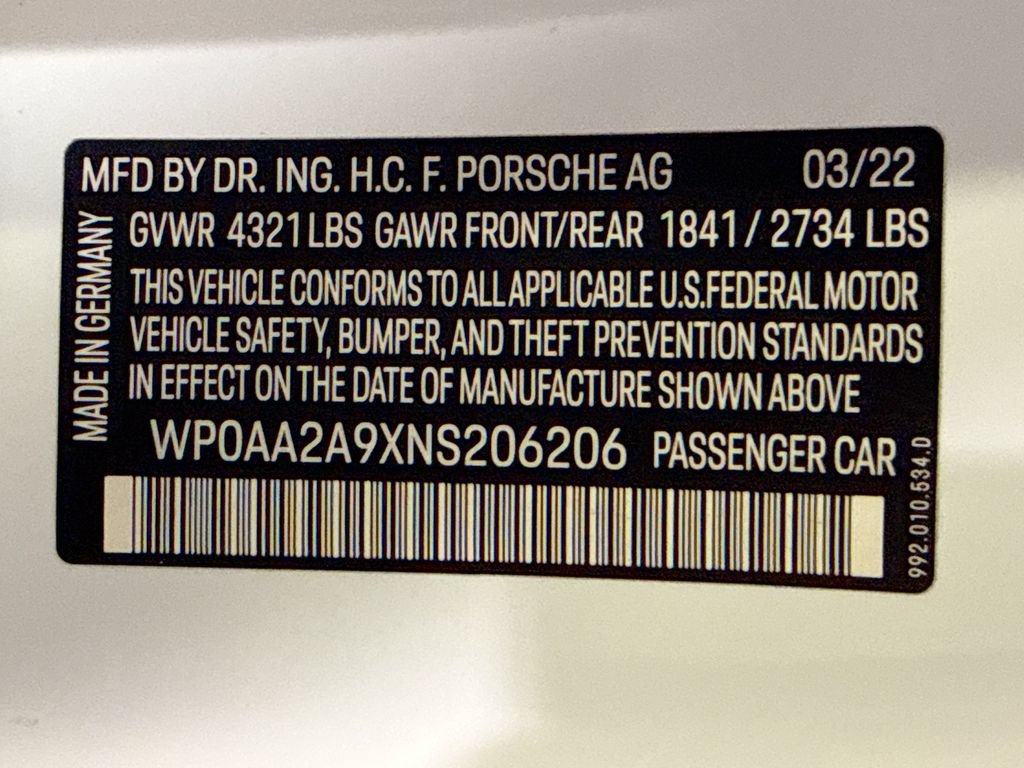 Certified 2022 Porsche 911 Carrera RWD image 30