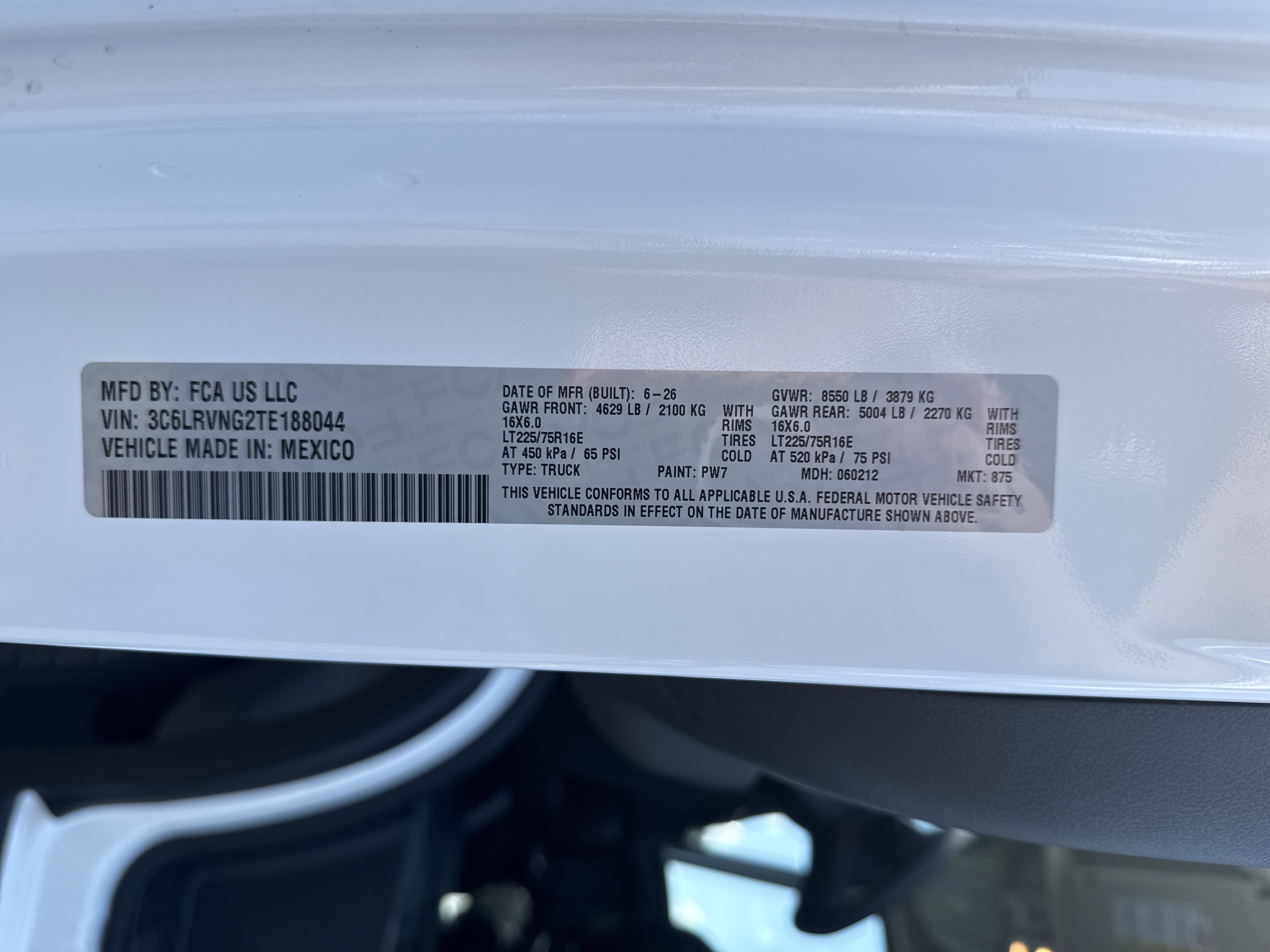 New 2026 RAM ProMaster 1500 w/ Safety Group FWD image 28