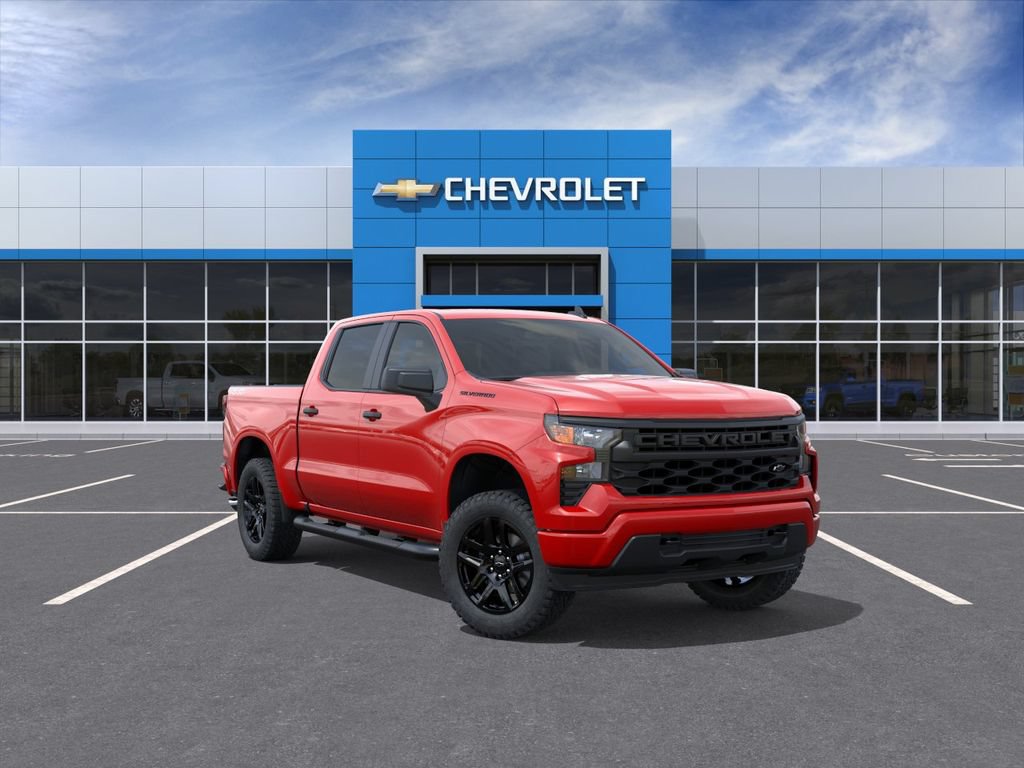 New 2026 Chevrolet Silverado 1500 Custom w/ Turbomax Blackout Package AWD/4WD video 1