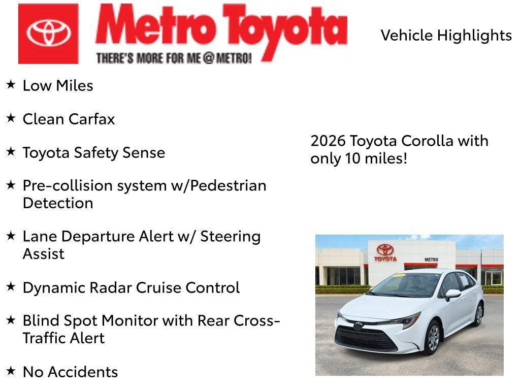 Used 2026 Toyota Corolla LE image 7