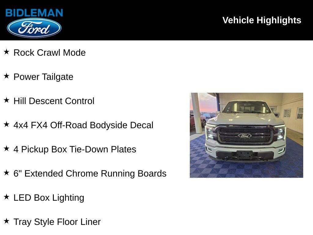 Used 2024 Ford F150 Lariat w/ Equipment Group 502A High image 9