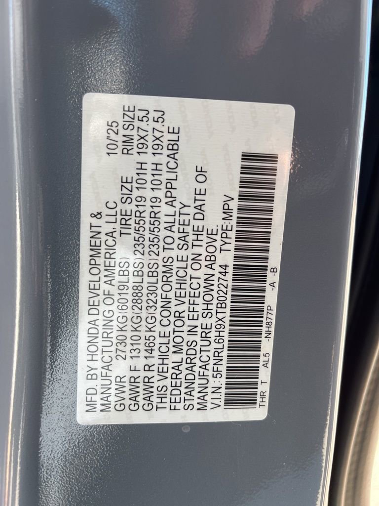 New 2026 Honda Odyssey Elite image 5