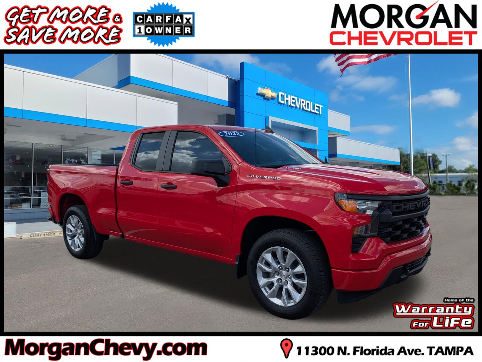 Used 2025 Chevrolet Silverado 1500 Custom image 1