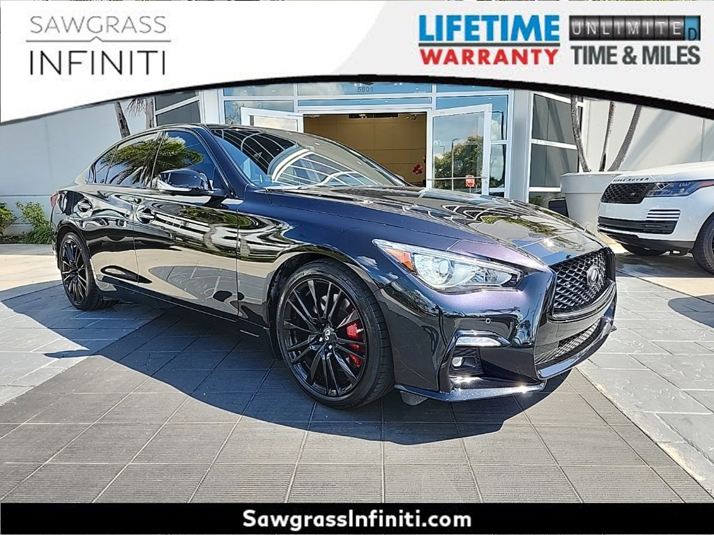 Used 2023 INFINITI Q50 Red Sport 400 w/ Black Opal Edition