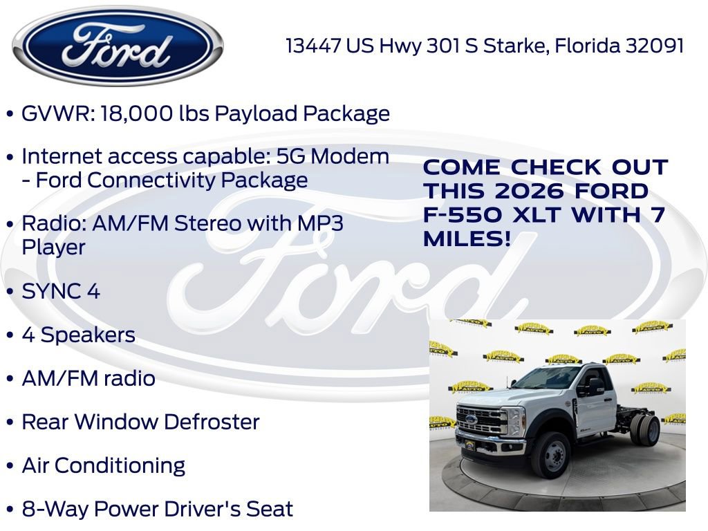 New 2026 Ford F550 4x4 Regular Cab Super Duty image 20