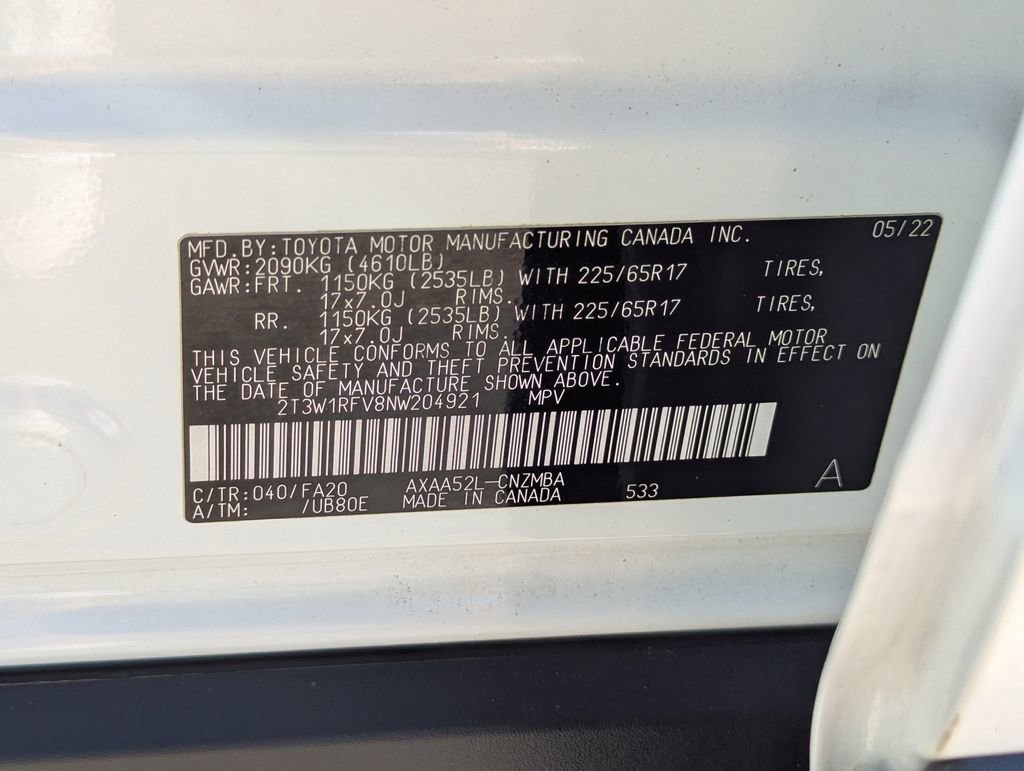 Used 2022 Toyota RAV4 XLE w/ Convenience Package FWD image 32