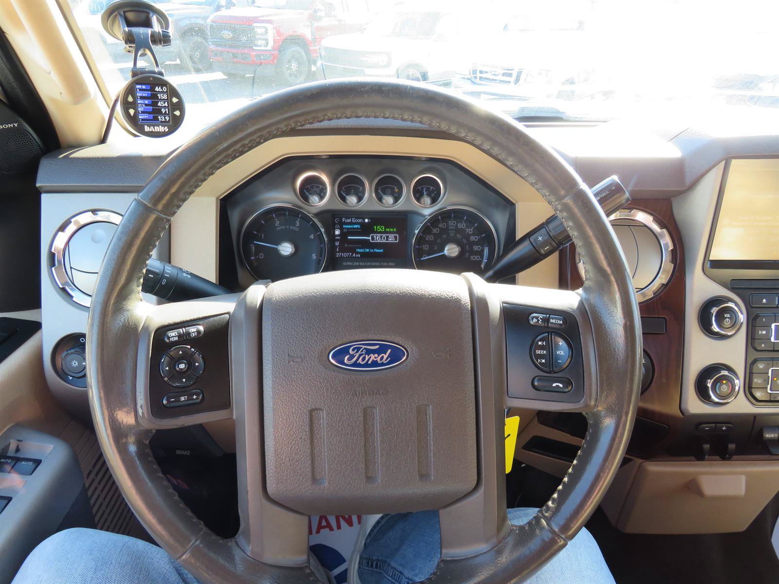 Used 2014 Ford F350 Lariat w/ Lariat Ultimate Package AWD/4WD image 13