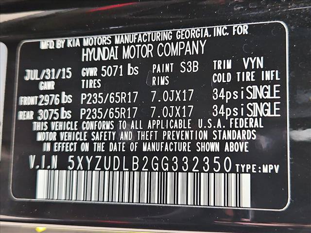 Used 2016 Hyundai Santa Fe Sport w/ Option Group 03 AWD/4WD image 24