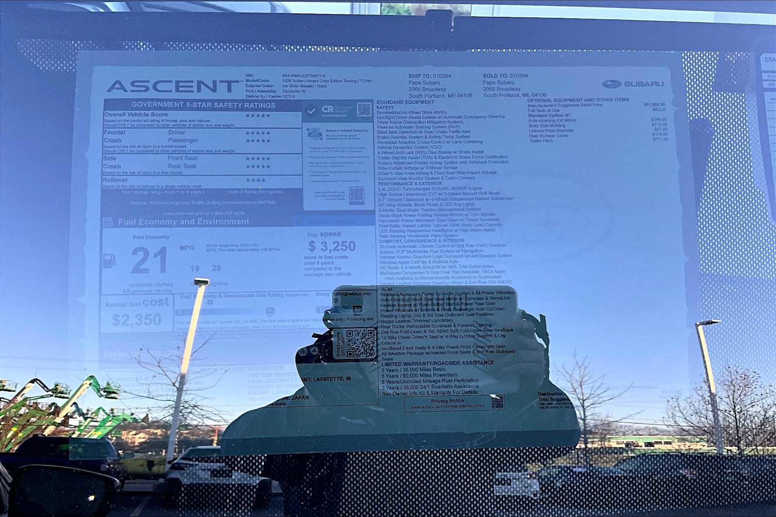 New 2026 Subaru Ascent Bronze Edition image 19