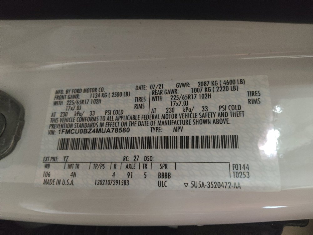 Used 2021 Ford Escape SE FWD image 33