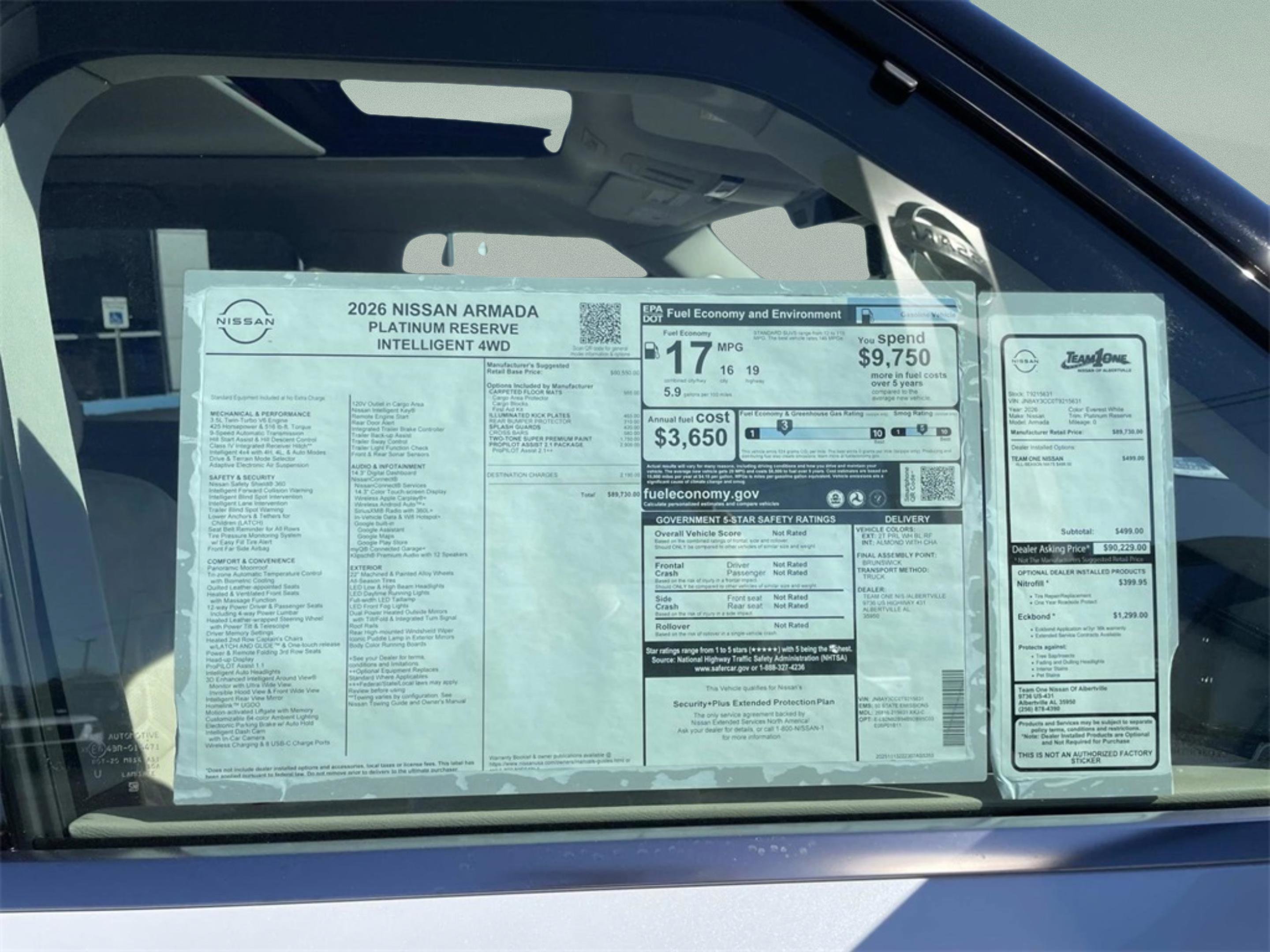 New 2026 Nissan Armada Platinum Reserve image 21