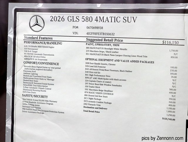 New 2026 Mercedes-Benz GLS 580 4MATIC image 31